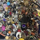 D One Pound Lot Random Costume Jewelry Scrap Junk Art Craft Beads Earring Single