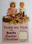 1960s Vintage Easter Sign Decor Vintage Brach s Easter Candy Advertising Sign