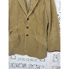 Vtg Ralph Lauren Tan Corduroy Blazer Leather Elbow Patch Sz Womens 8 Equestrian