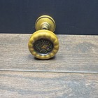 Antique Reading Bronze Eulalia Door Knob Set Victorian Rococo Hardware 1890s