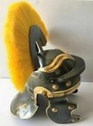 Antique Medieval Roman Helmet Armor With Yellow Plume     Steel Roman Helmet
