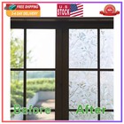 Niviy Stained Glass Window Privacy Film Decorative Static Cling 17 7 X 78 7 Inch