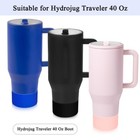 Silicone Boot For Hydrojug 40oz 32oz  Bpa-free - 2 Pack  black 