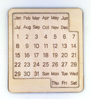 Infinite Calendar Brainteaser Wooden Puzzle