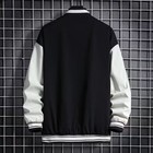 Men s Baseball Jacket Fashion Casual Letter Number Print Button-down Tops Street