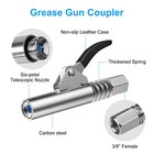 7pcs Grease Gun Accessory Kit With Hose 90   Coupler Needles Zerk Fitting Cleaner