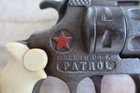 Vintage Hubley Cast Iron  Cap Gun Pistol  patrol  Works  Rare   