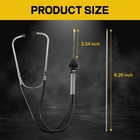 Ongfuwu Automotive Stethoscope  Mechanic Stethoscope Sensitive Black silver
