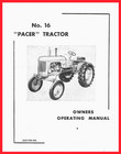 Massey Harris Pacer No 16 Tractor Owner s Manual   Parts Catalog Mh Continental 