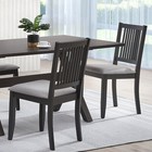 Duhome Dining Chair Slat Back Chair For Dining Room With Fabric Seat Set Of 2