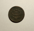 1850 1c Large Cent Braided Hair Cent  big Penny 
