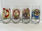 Vintage 1985 Hardee s Alvin And The Chipmunks Drinking Glasses Complete Set Of 4