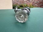 Brushed Nickel Mortise Lock Set Crystal Glass Knob Antique Door Knobs Interior
