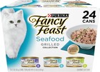 Purina Fancy Feast Grilled Seafood Wet Cat Food  3 Oz Cans  24-pack