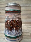 Nib 1993 Budweiser Signed Beer Signature Edition Holiday Stein Special Delivery