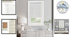 Cordless Mini Blinds 24 X 64 In Pearl White Vinyl Light Filtering 1 In Slats