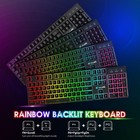 Free Wolf T3 Wireless Rechargeable Keyboard Mouse Combo  Rgb Backlit Gaming