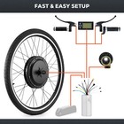 1000w 1500w Electric Bicycle Front rear Wheel   Tire E-bike Conversion Motor Kit
