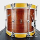 Rogers 1960 s 10x14 Newport Marching Snare Drum In Natural Mahogany