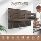 Key Holder Wall Mount Farmhouse Key Hooks For Wall With Mail Organizer