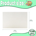 120pcs 100  Rag Cotton White Watercolor Paper 160lb Cold Press Paper Bulk Waterc