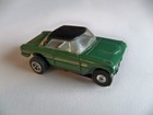 Aurora Thunderjet 1963 Ford Falcon Green W  Black Top Ho Scale Slot Car