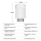 For Radiator Thermostat Wifi Tuya Alexa Zigbee Smart Wifi Adjustable App Control