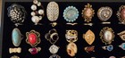 Vintage Mod Ring Lot Of 100  20 Signed Kate Spade Ny  Avon Sarah Cov