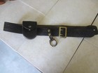 Safariland Basketweave 2  Tactical Duty Gun Leather Belt Black 36 Pouch   Holder