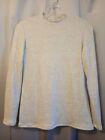 Nwt Waffle Weave T-shirt Top Ivory Or Black Crew Neck Long Sleeve Modern Fit
