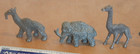 Lot Of 5 Original 1950s Nabisco Prehistoric Mammals Silver Cereal Premiums