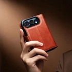 Qialino Genuine Leather Card Pocket Case Iphone Duo Business Holder Wallet Cover