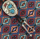 Sterling Silver Rattlesnake Bolo W turquoise   Coral - Kenny Ray Mcneilley Jr 