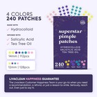 Livaclean 240ct Star 240 Count  pack Of 1   1 Pack Mixed Superstar Patches