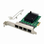 4 Port Gigabit Ethernet New Pcie X1 Network Adapter Card Nic Realtek Chipset