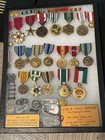 Large Vietnam- Gulf War Named Sergeant Major Grouping Uniforms Medals Plaques