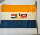 Vintage Union Of South Africa Flag 1928-1994 Wwii Era Muslin 17x11 5  Pole