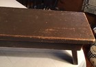 Vintage Primitive Painted Wooden Step Stool Foot Rest Display 6    X 24 1 2    