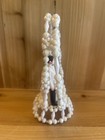 Vintage Hand Beaded Wedding Cake Topper 1960   s 6 5    Wilton Bride And Groom