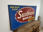 Rare Vintage Large Sunbeam Bread Sign Advertising