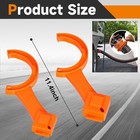Tagrecove 2 Pcs Rv Sewer Hose Wrench  Multi-purpose Orange 