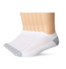 Hanes Men s 6 Pack Classics No Show Socks Sock Size 10-13 shoe Size 6-12 White