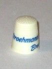 Vintage 1950s Sunbeam   Stroehmann s Bread Advertising Thimble 