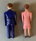 Vintage Renwal Dollhouse Dolls - Father  44   Mother  43