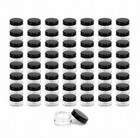 50 Pack 5ml Empty Cosmetic Sample Jars Makeup Cream Lip Balm Containers