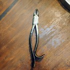 Rare 19th C Antique Boston Forged Steel Dental Extraction Forceps Medical Oddity