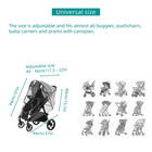 Stroller Rain Cover  Baby Stroller Rain Cover Universal Stroller Weather Shie   