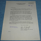 1958 Us Coast And Geodetic Survey Letter   Info On Nautical Chart Publications