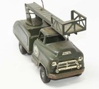 Vintage Steel Buddy L Bell Telephone Gmc Bucket Truck 15  Long
