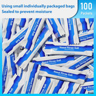 Neti Pot Salt Packets Individually 100 Saline Packets Nasal Wash Refill Kit  